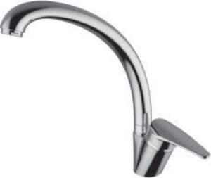 TEOREMA Rubinetto Cucina Miscelatore Monocomando a Canna Alta colore Cromo - 8T52611