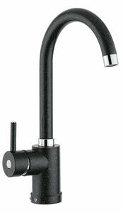 Plados Rubinetto Cucina Miscelatore Monocomando a Canna Alta in Ultragranit colore Bianco UG98 - Polytek10
