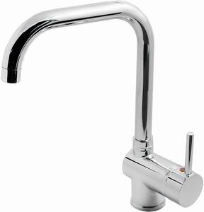 CROLLA Rubinetto Cucina Miscelatore Monocomando Canna Girevole colore Cromo - 1670 CR