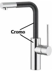 Argo Rubinetterie Rubinetto Cucina Miscelatore Monocomando colore Cromo - CU 0955 Marsiglia