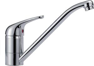 CROLLA Rubinetto Cucina Miscelatore Monocomando colore Cromo - 4070CR Perfecta