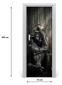 Adesivo per porta Gorilla 75x205 cm