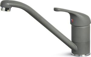 ELLECI Rubinetto Cucina Miscelatore Monocomando colore Titanium - Minerva - MMKMIN73