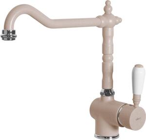 ELLECI Rubinetto Cucina Miscelatore Monocomando in Granitek colore Avena - MGKRIO51