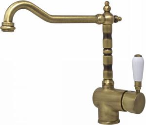 ELLECI Rubinetto Cucina Miscelatore Monocomando con Canna Girevole colore Rame - MIKRIORA Rio