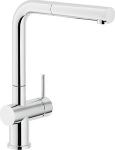 NOBILI Rubinetto Cucina Miscelatore Monocomando con Canna Girevole e Doccetta 50 cm Cromato - LV00117CR