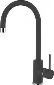 ELLECI Rubinetto Cucina Miscelatore Monocomando in Granitek colore Nero G40 - MGKCLO40 Cloud
