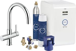 GROHE Rubinetto Cucina Miscelatore Monocomando Sistema filtrante Acqua colore Cromo - 31323001