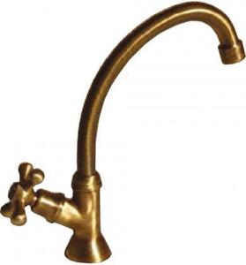 Decogarden Rubinetto per lavello cucina con canna girevole h24cm presa 1/2'' PARIGI