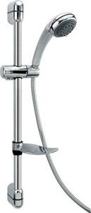 Idro Trade Saliscendi Doccetta 3 Getti Jet Abs Cromato Tubo mm 25 + Flexcm 150 + D.mm 80