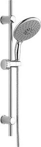 Effe Saliscendi Doccetta 5 Getti Azalea Abs Cromato Tubo mm 19 + Flexcm 150 + D.mm 150