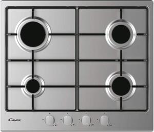 Candy CDOY6GRX Piano Cottura 4 Fuochi a Gas 60 cm colore Inox