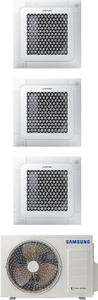Samsung Climatizzatore a Cassetta 4 Vie Trial Split 9000+9000+9000 btu Condizionatore con Pompa di Calore Classe A++/A+ (Unit Interna + Unit Este