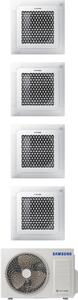 Samsung Climatizzatore a Cassetta 4 Vie Quadri Split 9000+9000+9000+9000 btu Condizionatore con Pompa di Calore Classe A++/A+ (Unit Interna + Unit