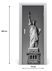 Adesivo per porta statua della Libert? 75x205 cm