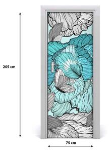 Rivestimento Per Porta Pattern floreale 75x205 cm