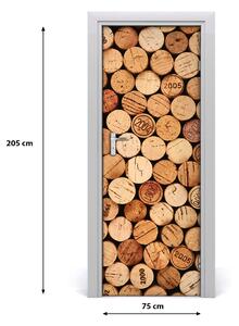 Adesivo per porta interna Ingampionali vinicole 75x205 cm