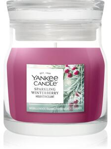 Yankee Candle Sparkling Winterberry candela profumata Signature 110 g