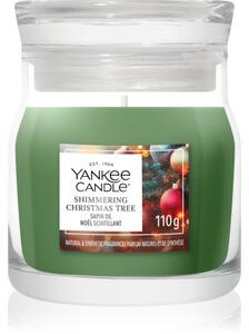 Yankee Candle Shimmering Christmas Tree candela profumata Signature 110 g