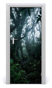 Sticker porta la foresta pluviale 75x205 cm