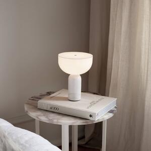 New Works Kizu lampada da tavolo accu bianco