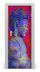 Adesivo per porta Buddha Abstraction 75x205 cm