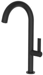 TEOREMA Rubinetto Cucina Miscelatore Monocomando a Canna Alta colore Nero - 17818BB-T01