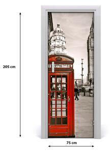 Rivestimento Per Porta Big Ben vintage 75x205 cm