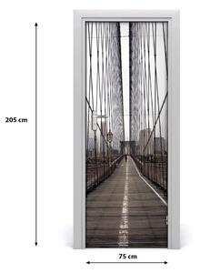 Adesivo per porta interna Bridge di Brookliński 75x205 cm