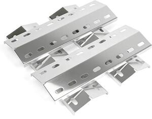 Cappa universale in acciaio inossidabile, dimensioni 36,5 x 12 cm, per barbecue - compatibile con i modelli Chicago 3, BOSTON PRO 3K, Boston 6 Kr turbo, 3561, Brahma 4.0 - confezione da 4 pezzi