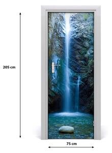 Adesivo per porta interna Paesaggi a cascata 75x205 cm