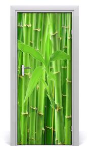 Sticker porta Foresta di bamboo 75x205 cm
