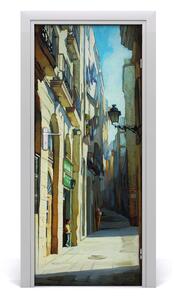 Rivestimento Per Porta Street di Barcellona 75x205 cm