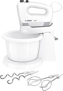 Bosch Sbattitore elettrico Mixer con Ciotola Potenza 400 Watt 4 Velocit + Funzione Turbo colore Bianco - MFQ2600X CleverMixx