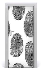 Adesivo per porta Impronte digitali 75x205 cm
