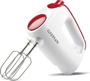G3 Ferrari Sbattitore elettrico Mixer Potenza 250 Watt 6 Velocit Funzione Turbo colore Bianco / Rosso - G20079 Animadolce