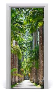 Sticker porta Paesaggi di palma 75x205 cm