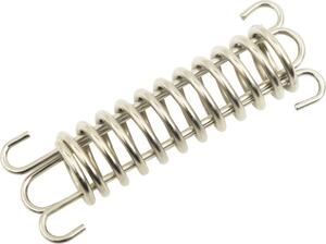 Fermi a Molla per Vela Parasole 5 pz in Acciaio Inox