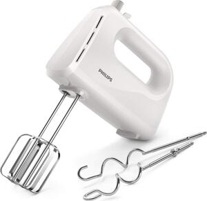 Philips Sbattitore elettrico Mixer Potenza 300 Watt 5 Velocit + Turbo colore Bianco - HR3705/00 Daily Collection