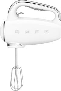 Smeg Sbattitore Elettrico Mixer Potenza 250 Watt con 9 Velocit + Funzione Turbo colore Bianco Lucido - HMF01WHEU 50's Style