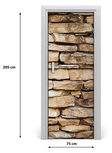 Rivestimento Per Porta Muro di mattoni 75x205 cm