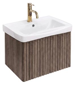 Mobile bagno con lavabo Rea DB85-50-1 Orio Dark 50cm