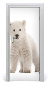 Adesivo per porta Un orso polare 75x205 cm