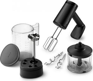 Philips Sbattitore Elettrico Mixer Potenza 500 Watt 5 Velocit Funzione Turbo colore Nero - HR3781/20