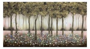 Art Maiora Quadro moderno con paesaggio boschivo dipinto a mano su tela "Confetti" 120x80 Tela Dipinti su Tela Quadri per soggiorno