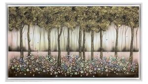 Art Maiora Quadro moderno con paesaggio boschivo dipinto a mano su tela 