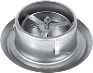 Griglie di ventilazione regolabili a forma circolare, realizzate in acciaio inossidabile, per una circolazione ottimale dell'aria in casa (100 mm)