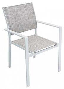 Poltrona Jamaica 55x58x85 h cm in Textilene Bianco
