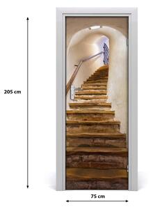 Rivestimento Per Porta Scale nel castello 75x205 cm