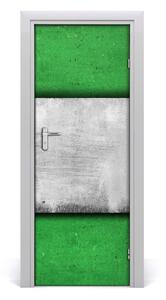 Adesivo per porta Parete verde 75x205 cm